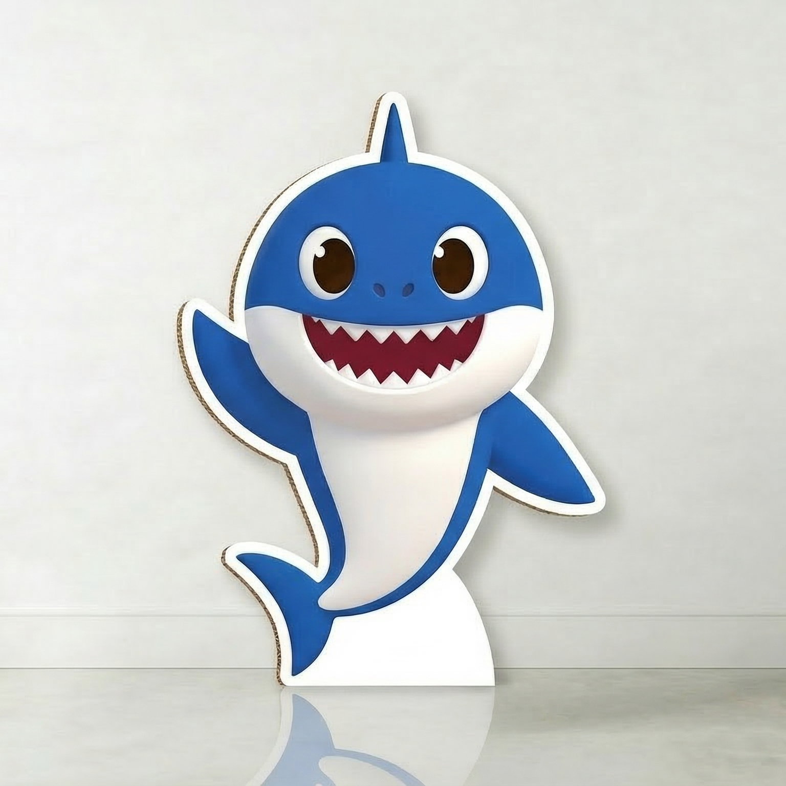 Baby Shark Daddy Cardboard Cutout Yard Sign Life Size Prop Decoration Party Birthday