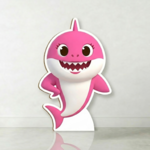Baby Shark Mommy Cardboard Cutout Yard Sign Life Size Prop Decoration Party Birthday