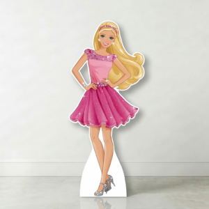 Barbie Blonde Girl Doll Cardboard Cutout Yard Sign Life Size Prop Decoration Party Birthday