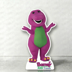 Barney Purple Dinosaur Cardboard Cutout Yard Sign Life Size Prop Decoration Party Birthday