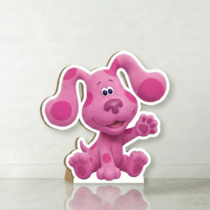 Blue's Clues Magenta Cardboard Cutout Yard Sign Life Size Prop Decoration Party Birthday