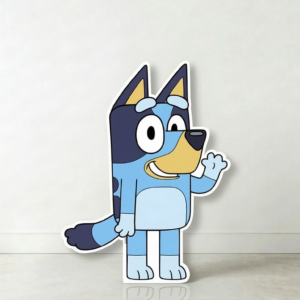 Bluey Heeler Dog Pup Cardboard Cutout Yard Sign Life Size Prop Decoration Party Birthday