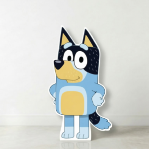 Bluey Dad Father Heeler Dog Pup Cardboard Cutout Yard Sign Life Size Prop Decoration Party Birthday