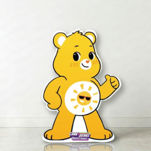 Care Bears Funshine Bear Cardboard Cutout Yard Sign Life Size Prop Decoration Party Birthday