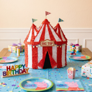 Circus Tent Red 3D Pinata 24" inch Decoration Party Birthday
