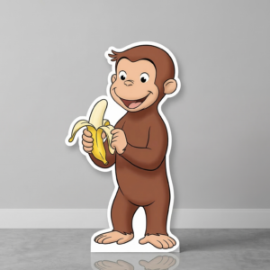 Curious George Banana Cardboard Cutout Yard Sign Life Size Prop Decoration Party Birthday