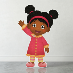 Daniel Tiger Miss Elaina Cardboard Cutout Yard Sign Life Size Prop Decoration Party Birthday