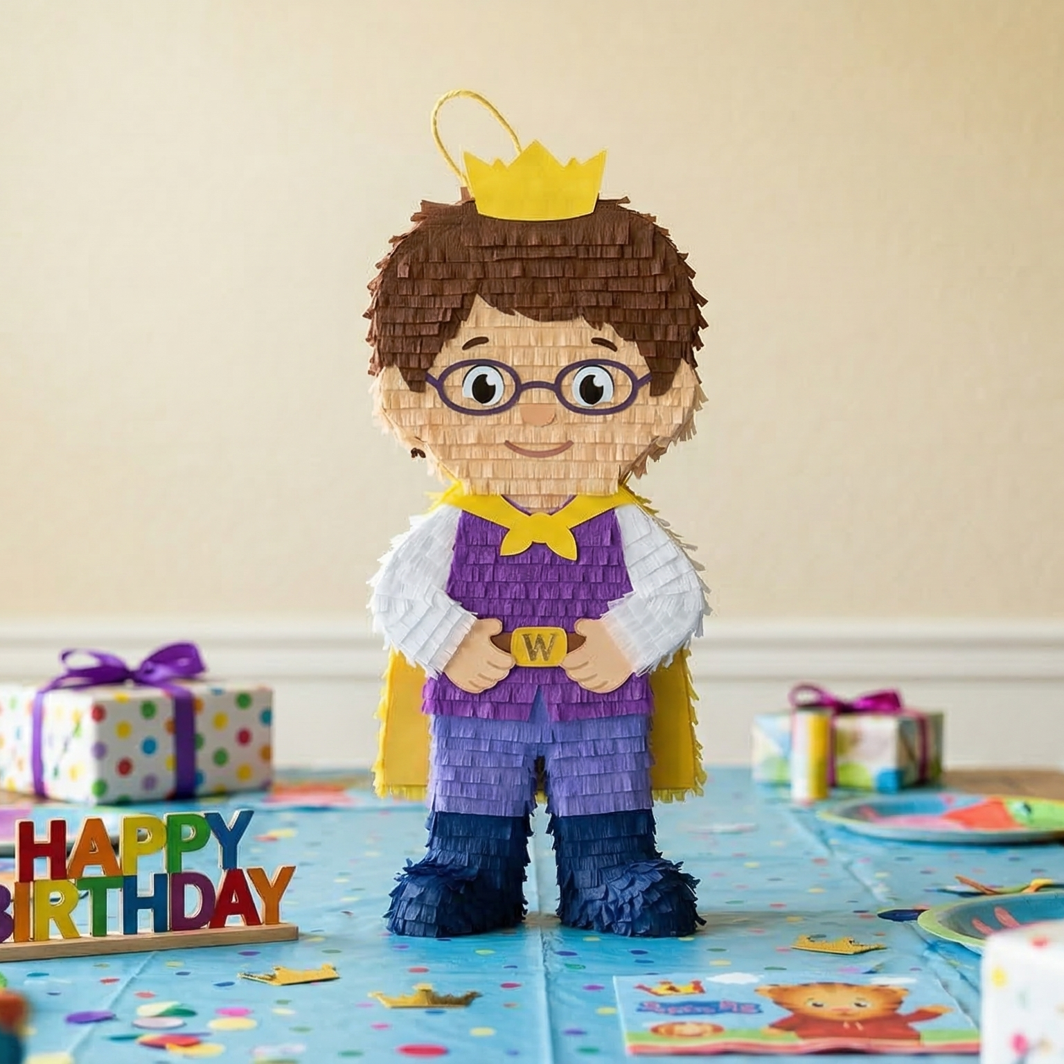 Daniel Tiger Prince Wednesday 3D Pinata 24" inch Decoration Party Birthday