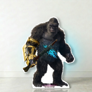 Godzilla New Empire Kong Ape with Beast glove Cardboard Cutout Yard Sign Life Size Prop Decoration Party Birthday
