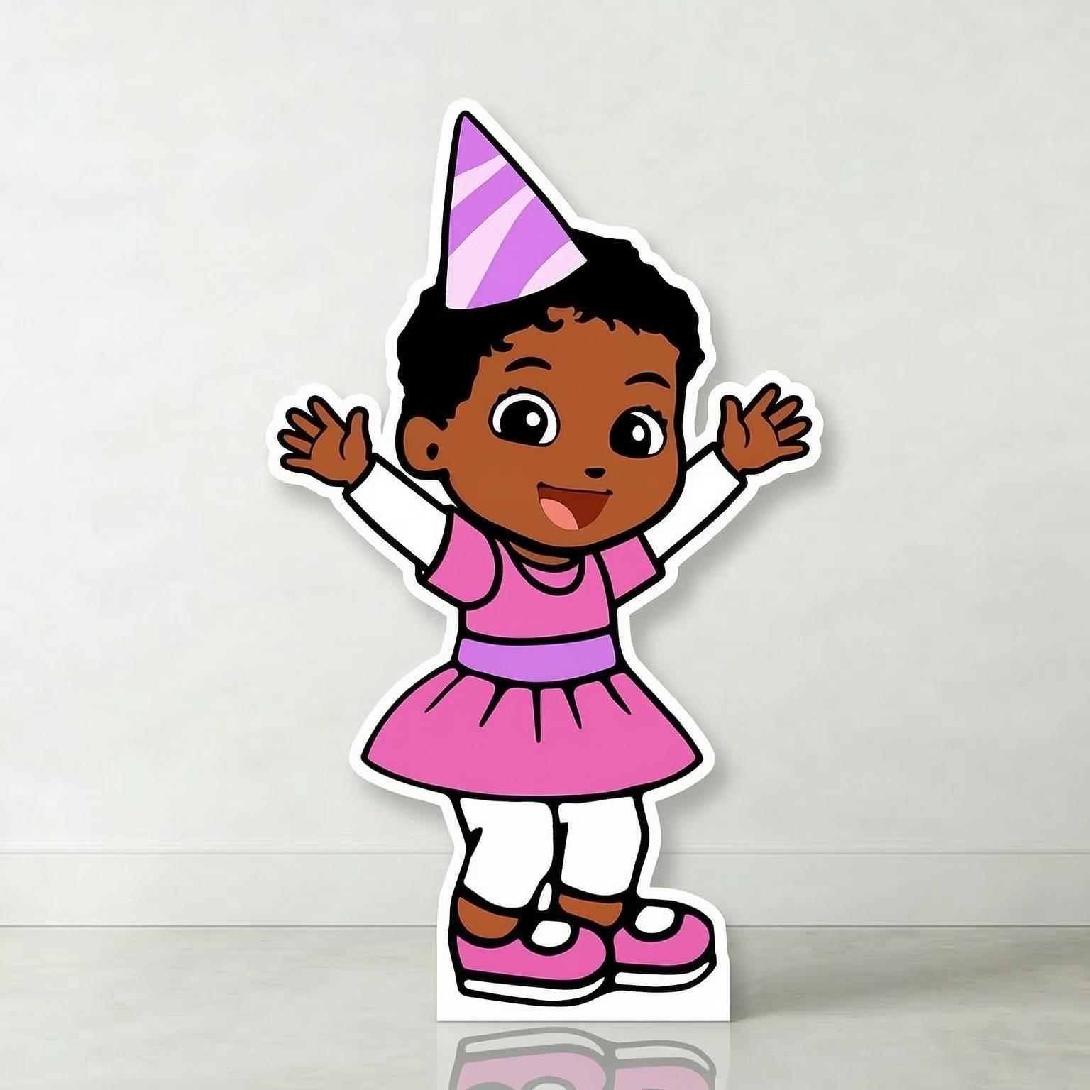 Gracie's Corner Baby Sister Cece Cardboard Cutout Yard Sign Life Size Prop Decoration Party Birthday