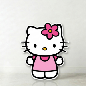 Hello Kitty Pink Cardboard Cutout Yard Sign Life Size Prop Decoration Party Birthday