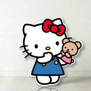 Hello Kitty Cardboard Cutout Yard Sign Life Size Prop Decoration Party Birthday