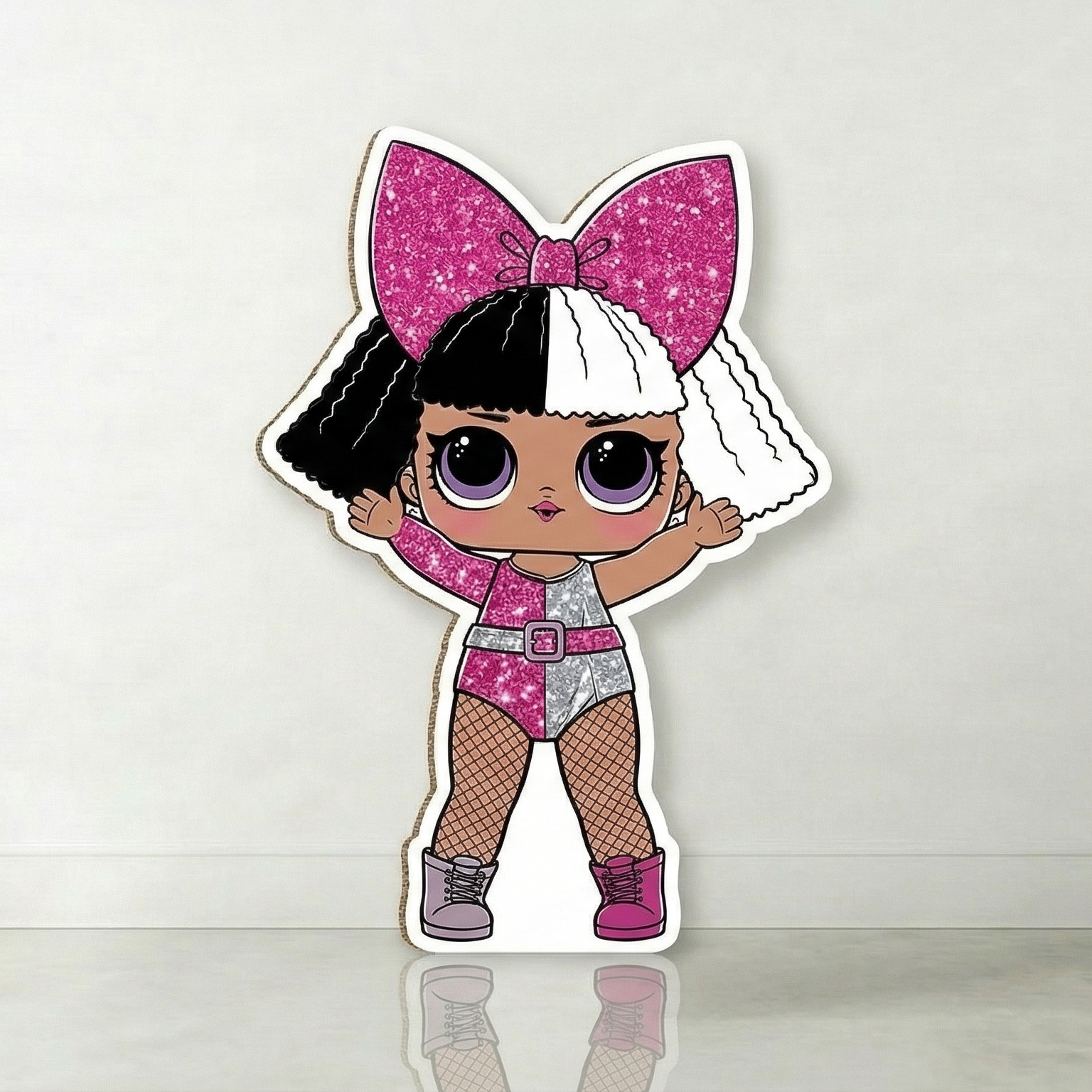 L.O.L. Surprise Diva Doll Cardboard Cutout Yard Sign Life Size Prop Decoration Party Birthday