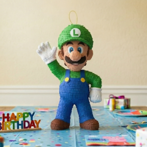 The Super Mario Bros Luigi 3D Pinata 24" inch Decoration Party Birthday