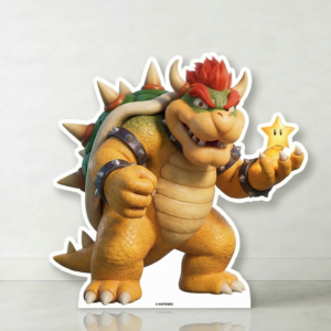 Super Mario Movie Bowser Koopa Cardboard Cutout Yard Sign Life Size Prop Decoration Party Birthday