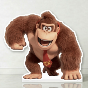 Super Mario Movie Donkey Kong Cardboard Cutout Yard Sign Life Size Prop Decoration Party Birthday