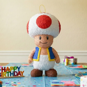 The Super Mario Bros Toad 3D Pinata 24" inch Decoration Party Birthday