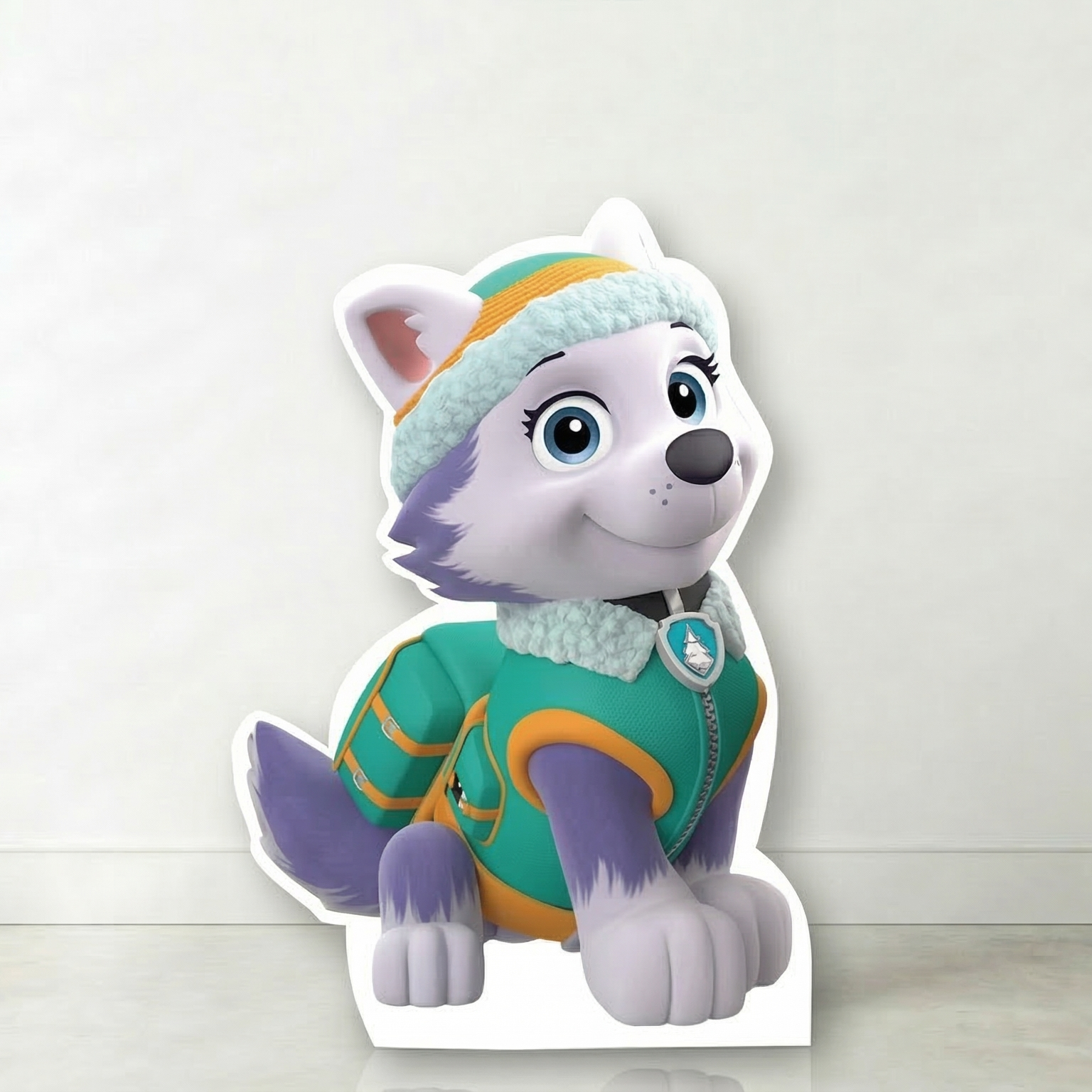 Paw Patrol Everest Pup Dog Cardboard Cutout Yard Sign Life Size Prop Decoration Party Birthday