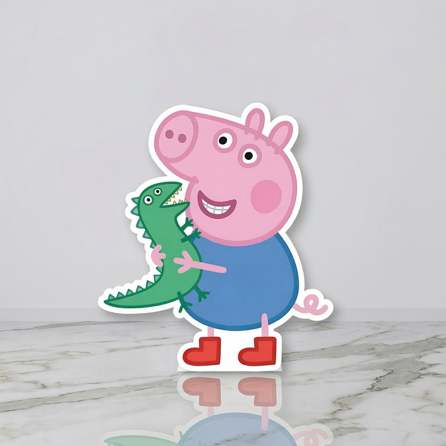 Peppa Pig George Cardboard Cutout Yard Sign Life Size Prop Decoration Party Birthday