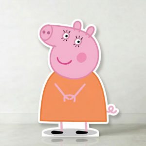 Peppa Pig Mommy Cardboard Cutout Yard Sign Life Size Prop Decoration Party Birthday