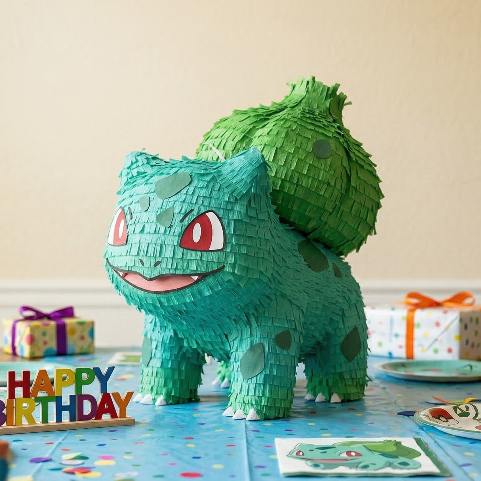 Pokemon Bulbasaur 3D Pinata 24" inch Decoration Party Birthday