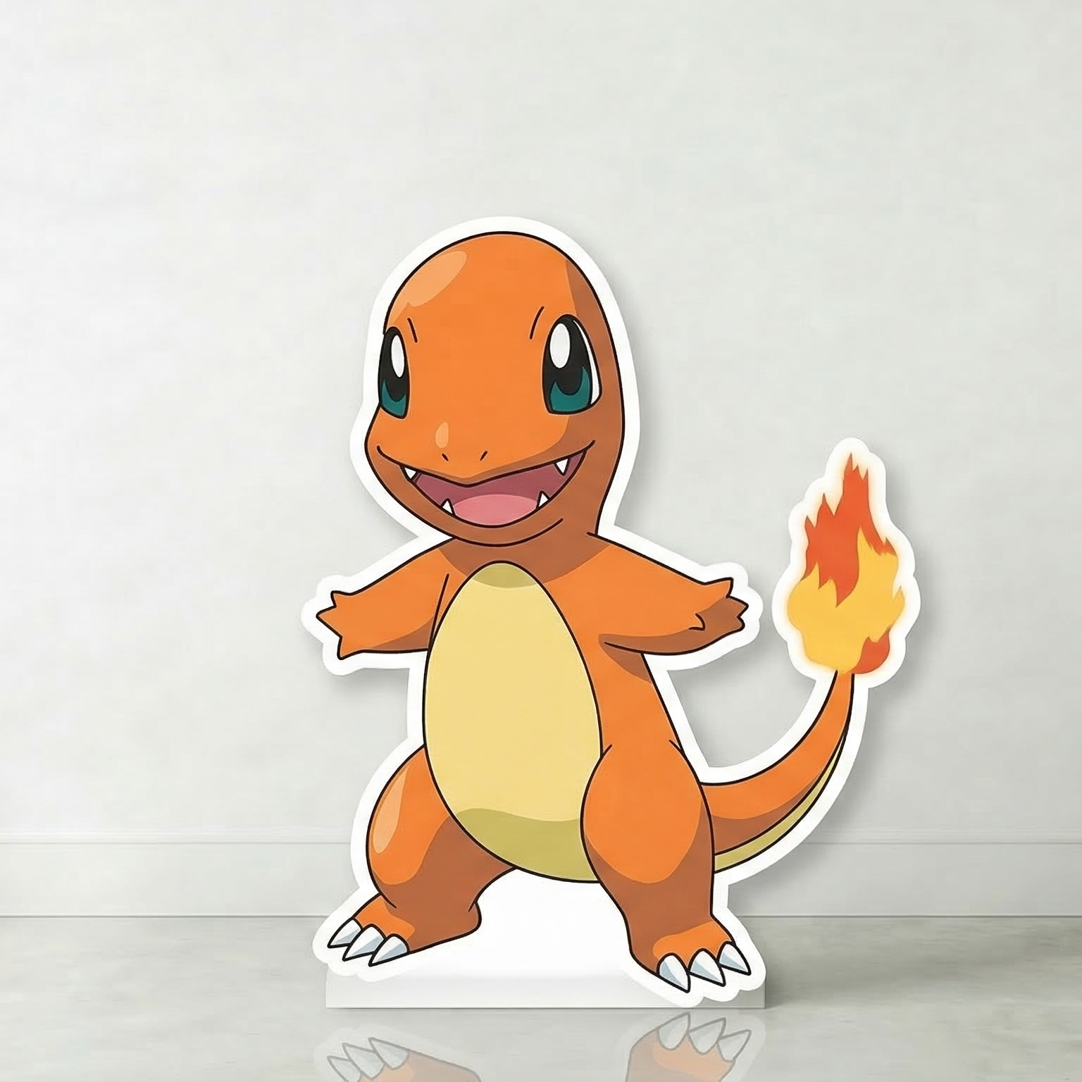 Pokemon Charmander Cardboard Cutout Yard Sign Life Size Prop Decoration Party Birthday
