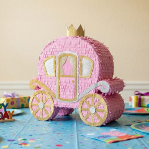 Princess Carriage Pink 3D Pinata 24" inch Decoration Party Birthday