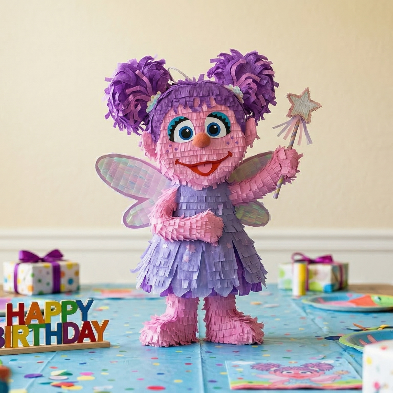 Sesame Street Abby Cadabby 3D Pinata 24" inch Decoration Party Birthday