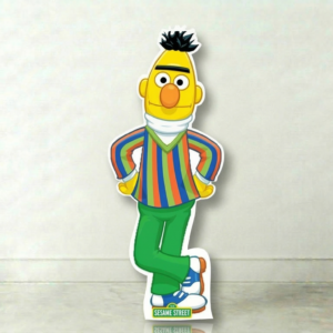 Sesame Street Bert Cardboard Cutout Yard Sign Life Size Prop Decoration Party Birthday
