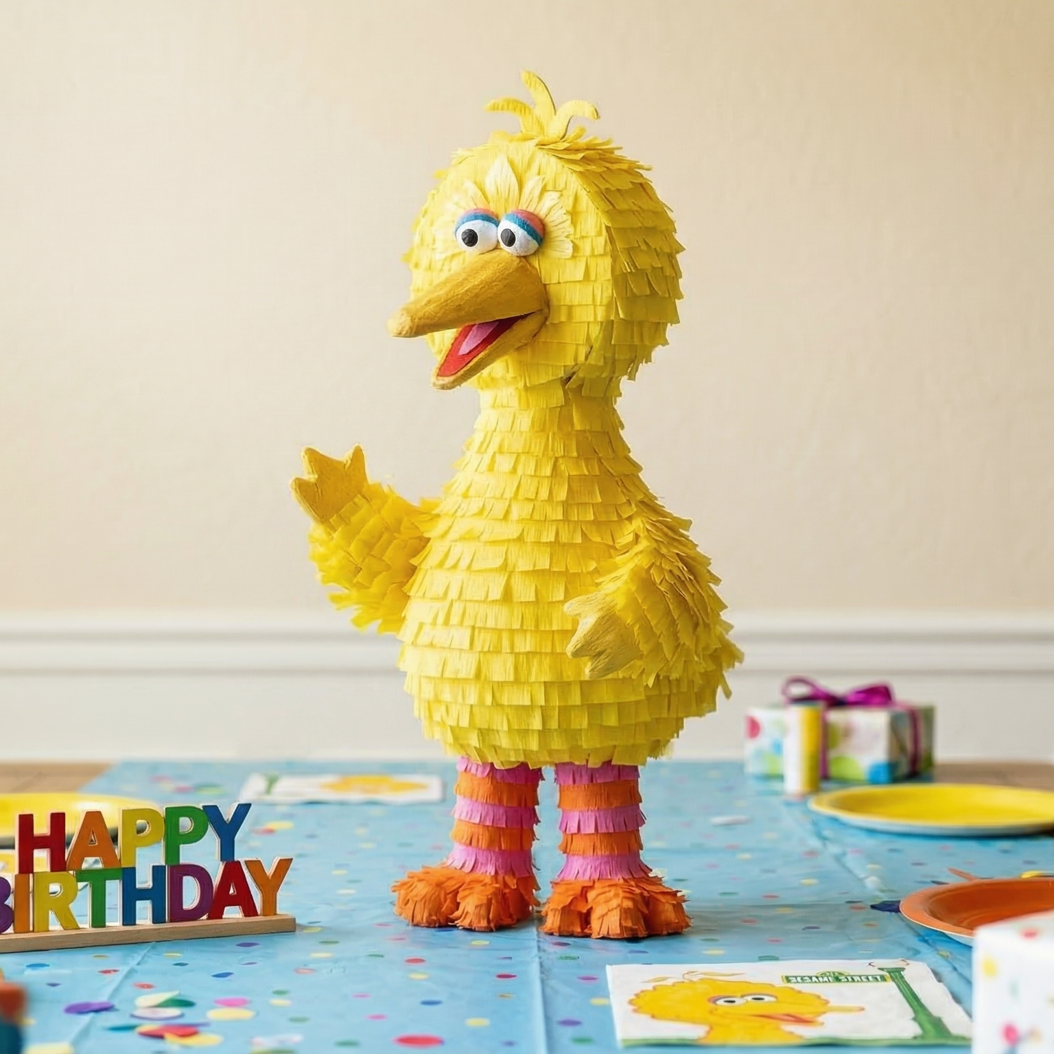 Sesame Street Big Bird 3D Pinata 24" inch Decoration Party Birthday