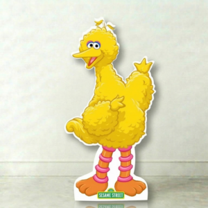 Sesame Street Big Bird Cardboard Cutout Yard Sign Life Size Prop Decoration Party Birthday