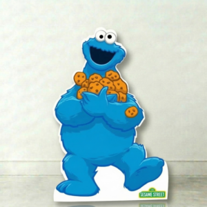 Sesame Street Cookie Monster Cardboard Cutout Yard Sign Life Size Prop Decoration Party Birthday