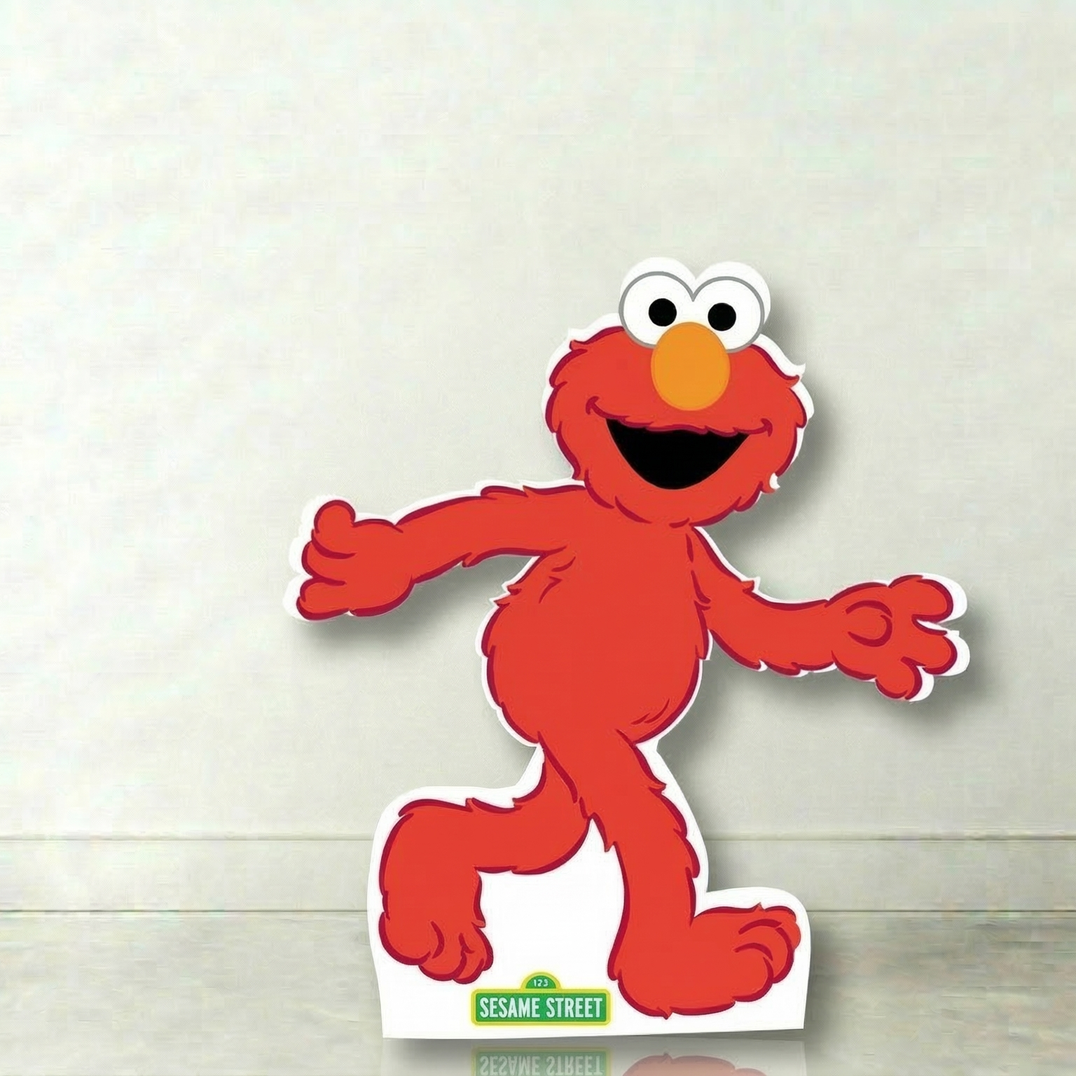 Sesame Street Elmo Cardboard Cutout Yard Sign Life Size Prop Decoration Party Birthday