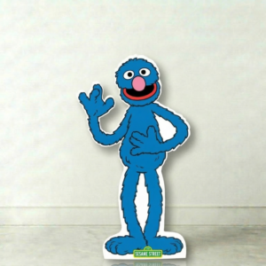 Sesame Street Grover Cardboard Cutout Yard Sign Life Size Prop Decoration Party Birthday
