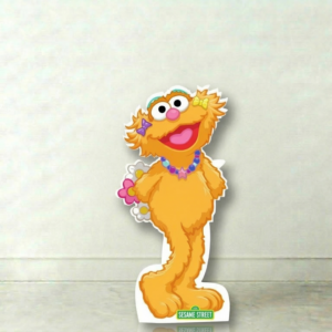 Sesame Street Zoe Cardboard Cutout Yard Sign Life Size Prop Decoration Party Birthday