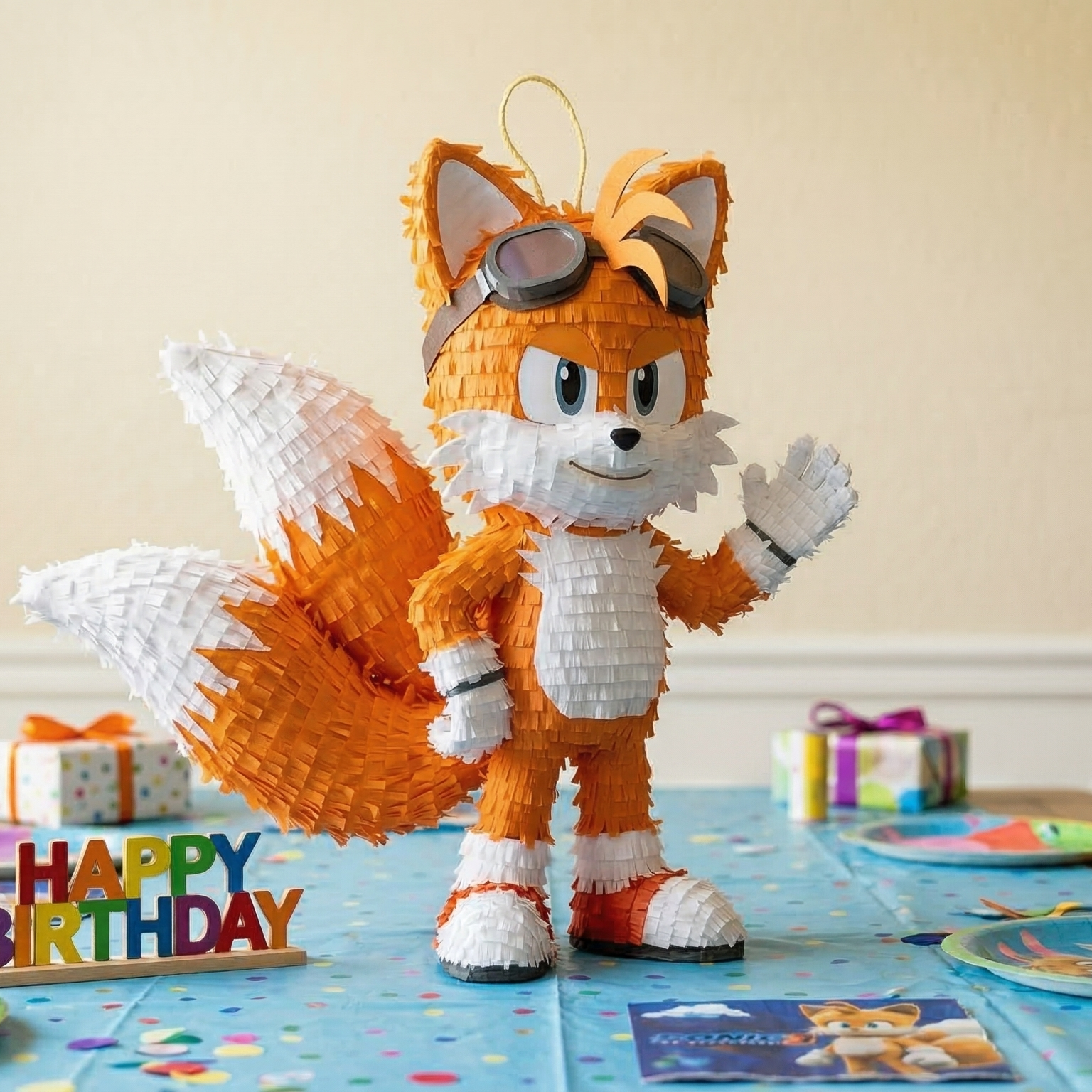 Sonic the Hedgehog Movie Tails 3D Pinata 24" inch Decoration Party Birthday