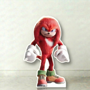 Sonic the Hedgehog Movie Knuckles Cardboard Cutout Yard Sign Life Size Prop Decoration Party Birthday