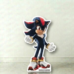 Sonic the Hedgehog Movie Shadow Cardboard Cutout Yard Sign Life Size Prop Decoration Party Birthday