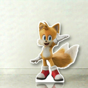 Sonic the Hedgehog Movie Tails Cardboard Cutout Yard Sign Life Size Prop Decoration Party Birthday