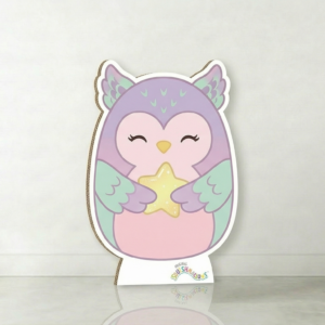 Squishmallows Owl Cardboard Cutout Yard Sign Life Size Prop Decoration Party Birthday
