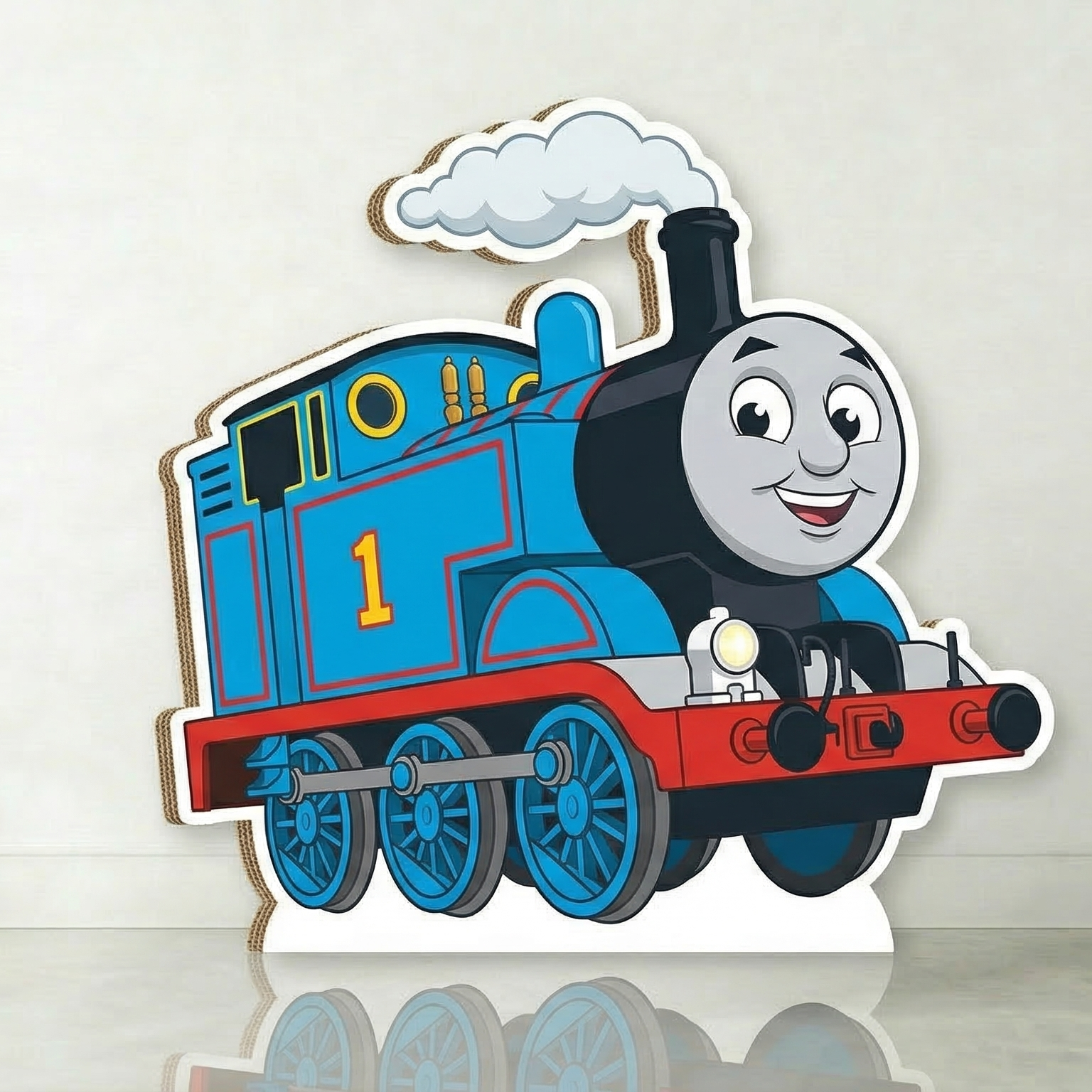 Thomas the Train Engine Cardboard Cutout Yard Sign Life Size Prop Decoration Party Birthday