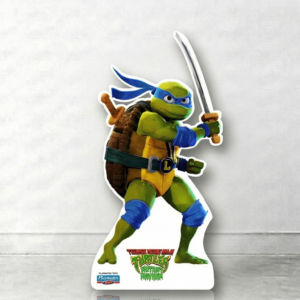 TMNT Ninja Turtles 2023 Mutant Mayhem Leo Leonardo Cardboard Cutout Yard Sign Life Size Prop Decoration Party Birthday