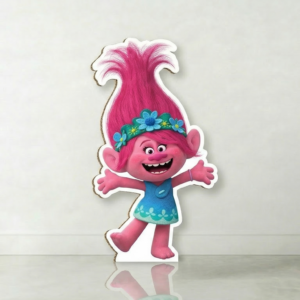 Trolls Poppy Cardboard Cutout Yard Sign Life Size Prop Decoration Party Birthday
