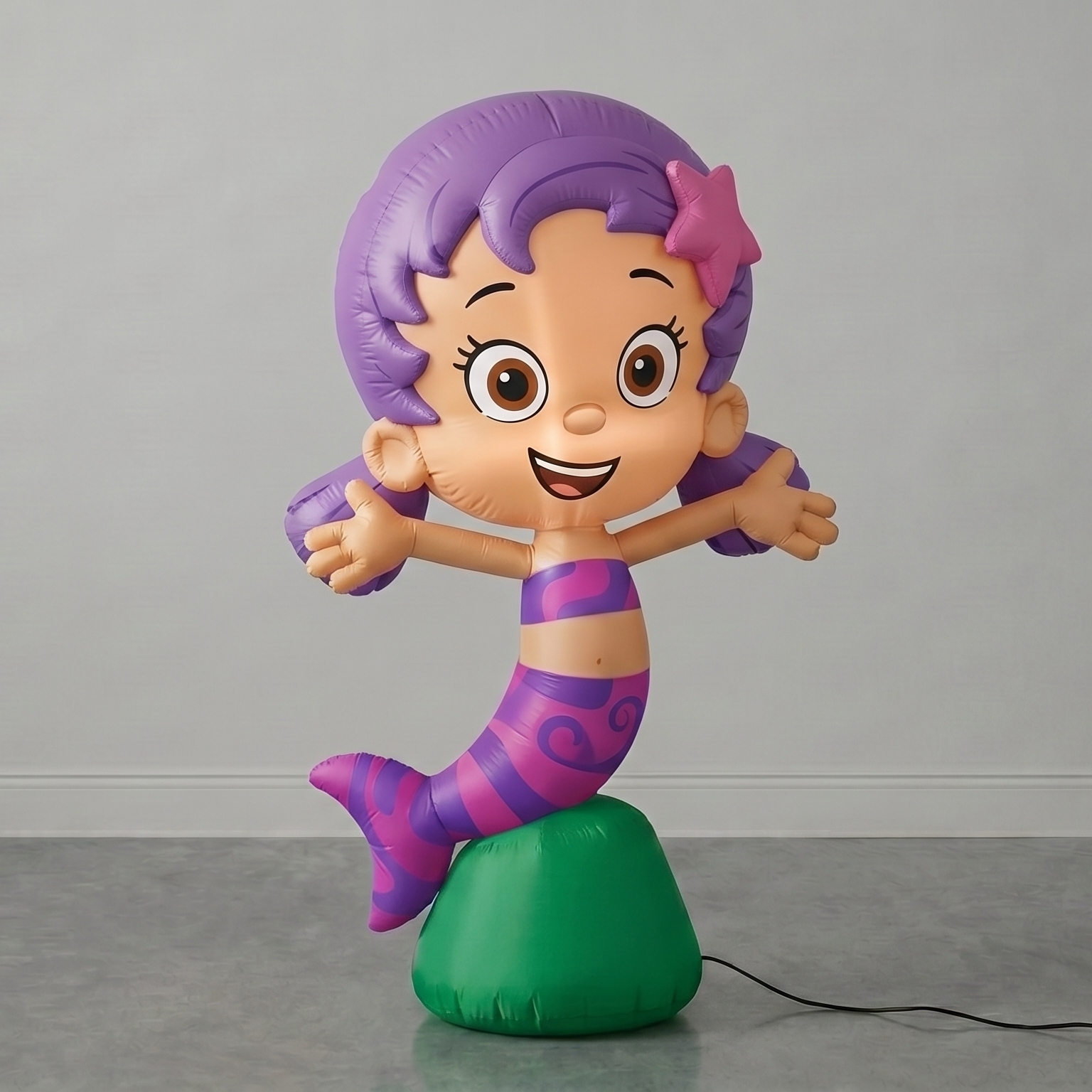 Bubble Guppies Oona Inflatable Yard 5' Foot Decoration Party Prop Sign Holiday Birthday