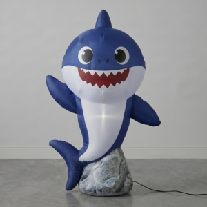 Baby Shark Daddy Shark Inflatable Yard 5' Foot Decoration Party Prop Sign Holiday Birthday