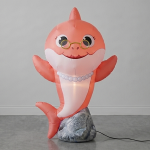 Baby Shark Grandma Shark Inflatable Yard 5' Foot Decoration Party Prop Sign Holiday Birthday