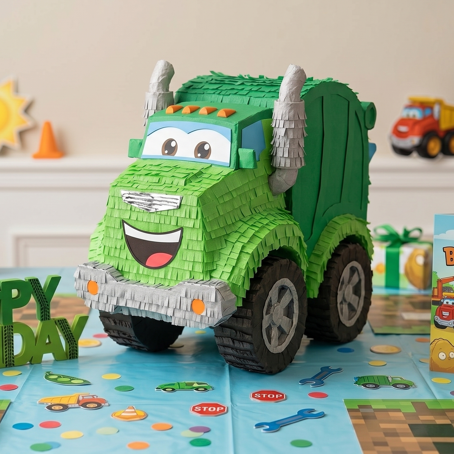 Chuck and Friends Rowdy Tonka 3D Pinata 24" inch Decoration Party Birthday
