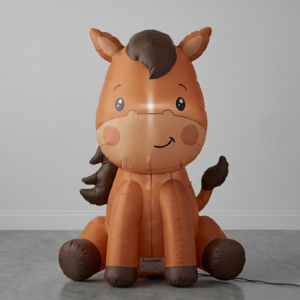 Barn Farm Animals Cute Horse Inflatable Yard 4' Foot Decoration Party Prop Sign Holiday Birthday