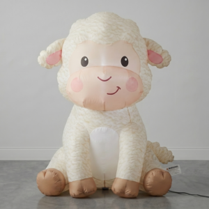 Barn Farm Animals Cute Lamb Sheep Inflatable Yard 4' Foot Decoration Party Prop Sign Holiday Birthday