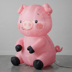 Barn Farm Animals Cute Pig Inflatable Yard 4' Foot Decoration Party Prop Sign Holiday Birthday